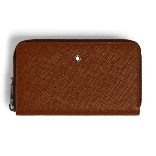 Montblanc Medium Continental Wallet 12cc with Zip in Sartorial Leather MB220360