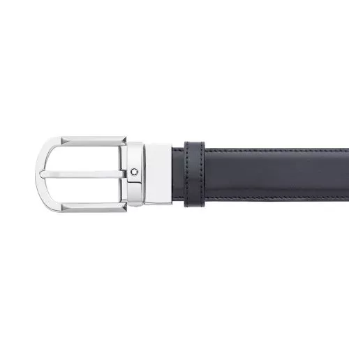 Montblanc Horseshoe Buckle Black/brown 30 mm Reversible Leather vyö MB111080-1