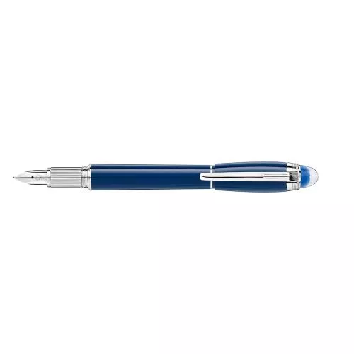 Montblanc StarWalker Blue Planet Precious Resin Fountain -kynä MB125289-1