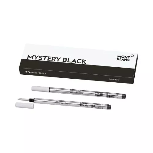 Montblanc Fineliner täyte, Medium Mystery Black / 2kpl MB128246-1