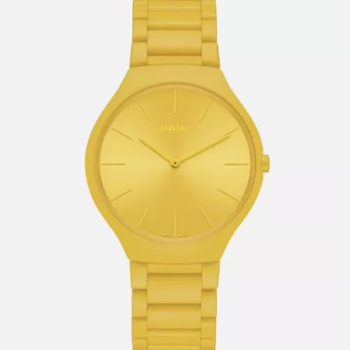 Rado True Thinline Les Couleurs™ Le Corbusier Sunshine Yellow Limited Edition R27093632-1