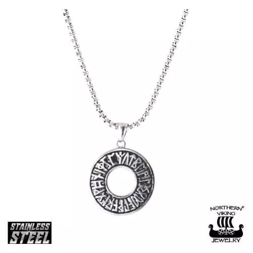 Northern Viking Jewelry Riimukiekko-kaulakoru (50cm) NVJRS005-1
