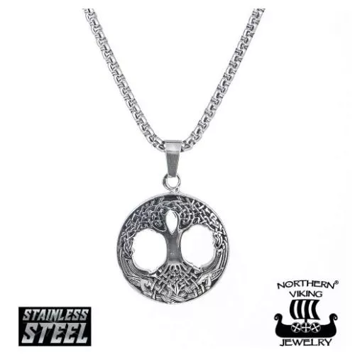 Northern Viking Jewelry Celtic Tree Of Life -kaulakoru (50cm) NVJRS021-1