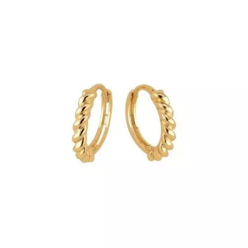 Gold hoop earrings OT403523