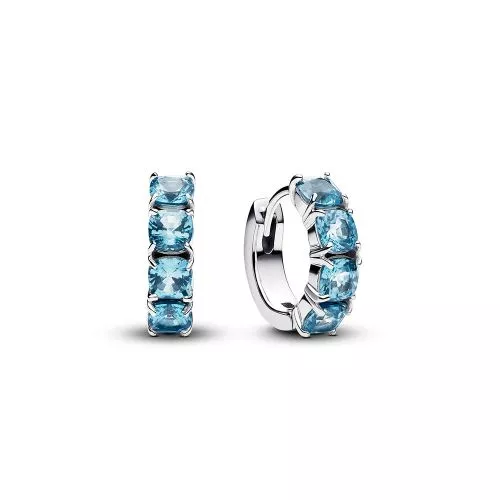Pandora Timeless Blue Hoop Ohrringe 293851C01