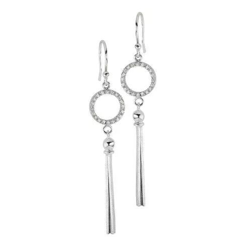 Silber Haken Ohrringe Y52761 A-18 RH-1