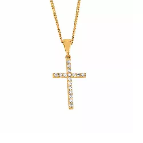 Goldenes Kreuzanhänger PP2546-01-1
