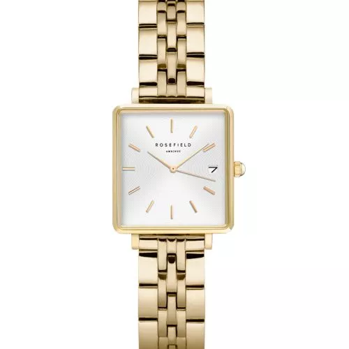 Rosefield The Boxy XS White Gold QMWSG-Q021-1