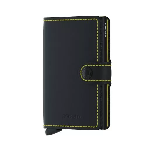 Secrid Miniwallet Matte Black-Yellow MM-BLACK-YELLOW-1