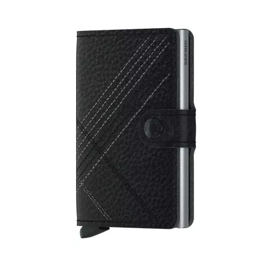 Secrid Miniwallet Stitch Linea Black MST-LINEA BLACK-1