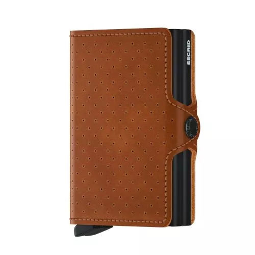 Secrid Twinwallet Perforated Cognac TPF-COGNAC-1