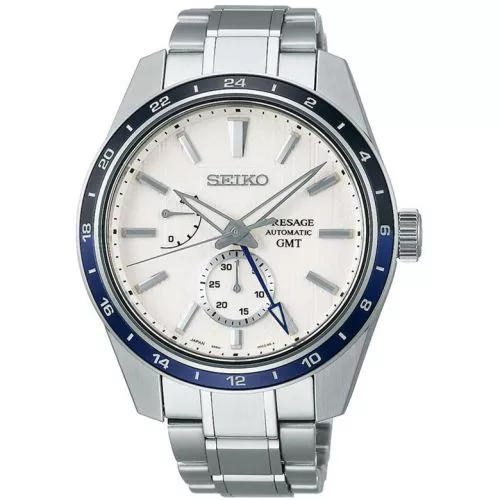 Seiko Presage Sharp Edged Series GMT Zero Halliburton Limited Edition SPB269J1-1