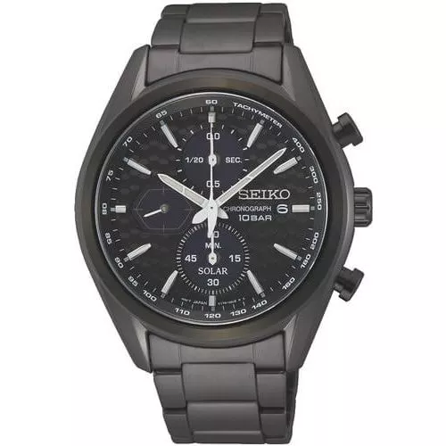 Seiko Solar Chronograph Black SSC773P1-1