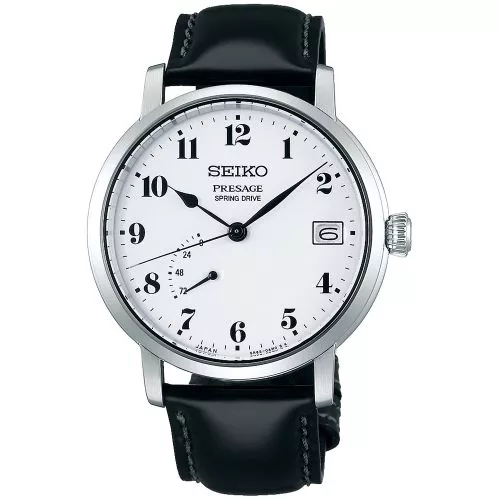 Seiko Spring Drive White Enamel SNR037J1-1