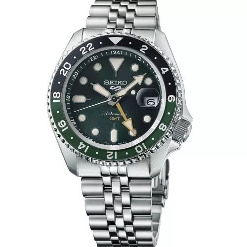 Seiko 5 Sports SKX GMT "Bi-Colour Green" Automatic SSK035K1-1