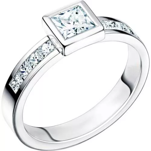 Schalins Tobago 0,90ct,  Weißes Gold-27