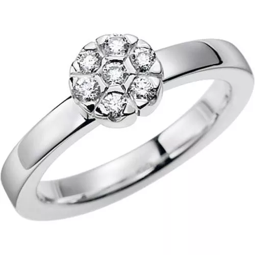 Schalins Tonga 0,21ct,  Weißes Gold-26