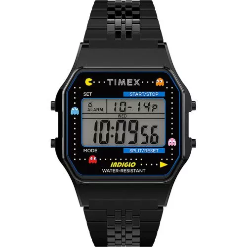 Timex T80 Pac-Man -rannekello TW2U32100-1