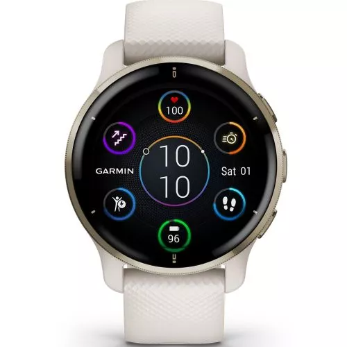 Garmin Venu 2 Plus Ivory Cream Goldtone 010-02496-12-0