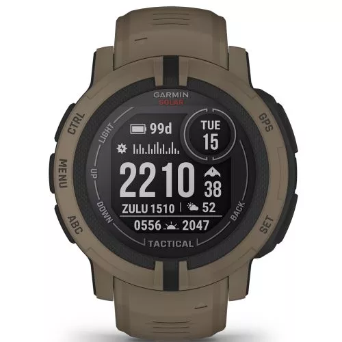 Garmin Instinct 2 Solar Tactical Edition Coyote Tan 010-02627-04-0