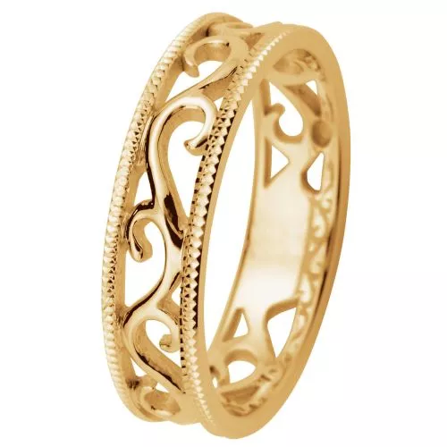 Kohinoor Laurel -Gold Ring 013-252-1