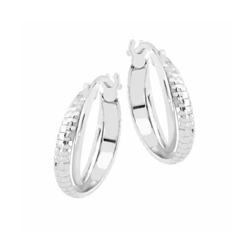 Hopeiset korvakorut 18 mm 022OR1552W-1