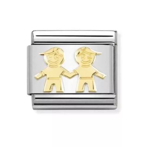 Nomination Classic Gold Brothers 030162/68-1