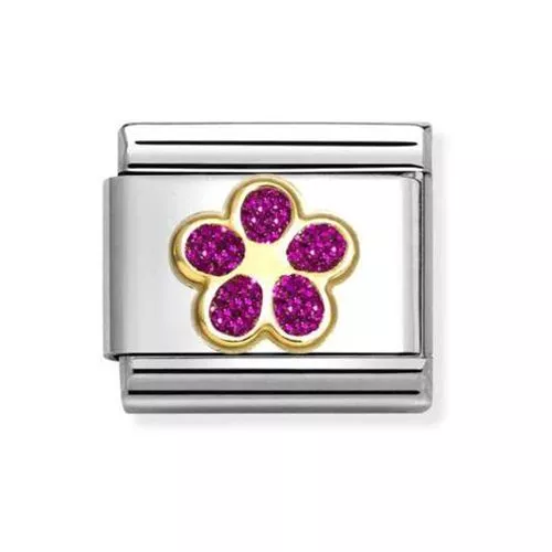 Nomination Glitter Fuksia kukka 030220/17-1