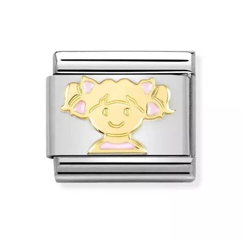 Nomination Classic Gold Pink Girl 030272/66