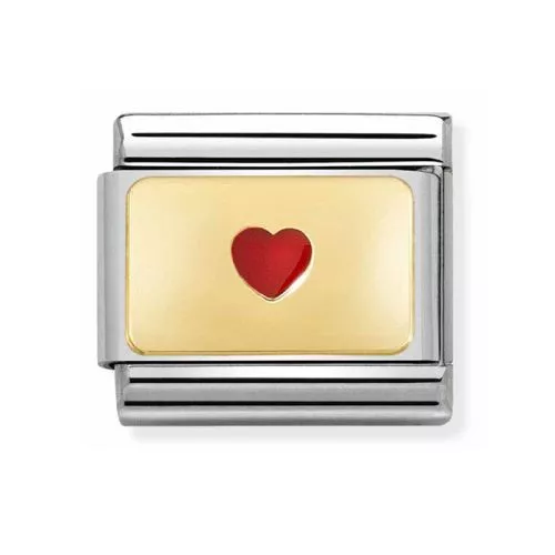 Nomination Classic / pieni punainen sydän 030284/50-1