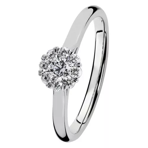 Kohinoor Dahlia timanttisormus 033-232V-30-9