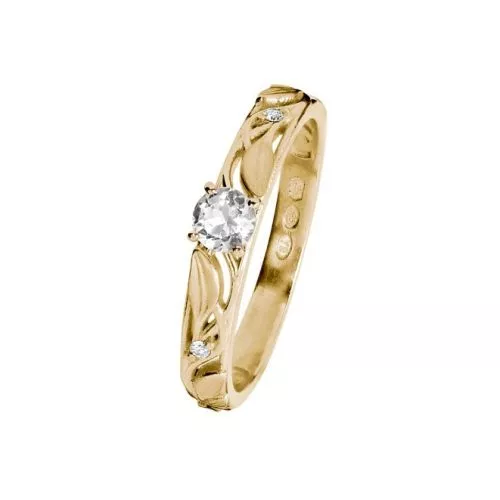 Kohinoor Ofelia timanttisormus topaasilla 033-480T-02