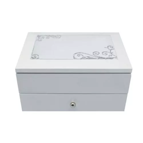 Schmuckkästchen, Weiß 078854-1
