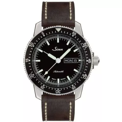 Sinn 104 St Sa I A -rannekello / ruskea nahka 104.010-1