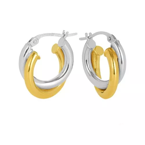 Kultaiset rengaskorvakorut 10OBC499/99 9K-1