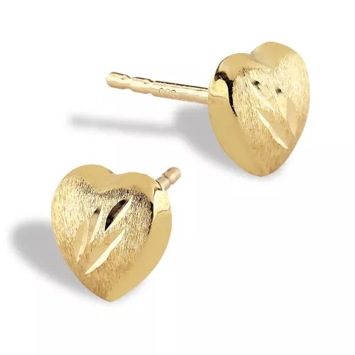 Gold HerzOhrringe 113031-1