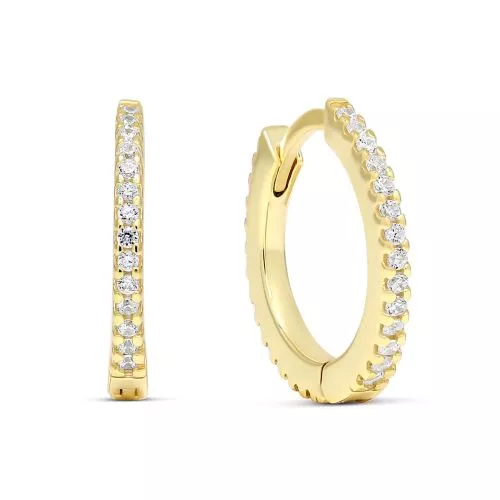 Kullatut rengaskorvakorut E-20679ZG-1