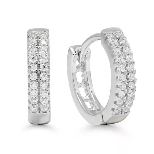 Hopeiset korvakorut E-4161Z-1