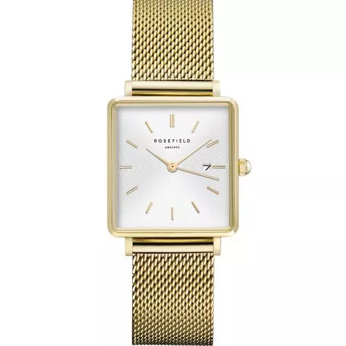 Rosefield The Boxy White Gold QWSG-Q03-1