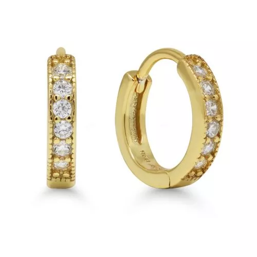 Kullatut rengaskorvakorut E-13222ZG-1