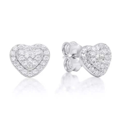 Hopeiset korvakorut E-1588Z-1