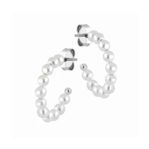 Hopeiset helmikorvakorut 18 mm 121383 SILVER-1