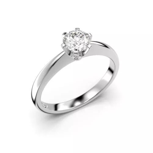 Festive Classic timanttisormus, platina 128-040-PT