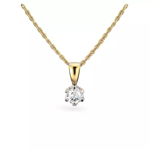 Festive Classic timanttiriipus, kelta- ja valkokulta 129-025R-KV