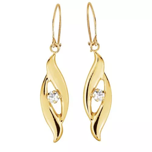 Gold Ohrringe OT46739-CZ-1