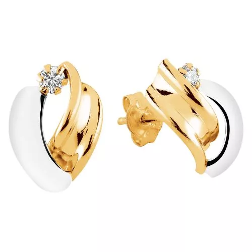 Golden  Zucht Ohrringe 414272-00R-1