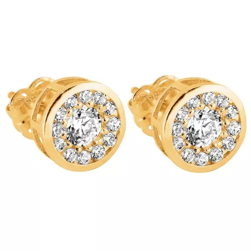 Golden  Zucht Ohrringe JE38423-CZ-1
