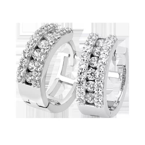 Weißes Golden Ohrringe EE0416-02-1