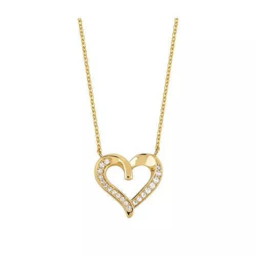 Kultainen kaulakoru / sydän CHP6485-EX-CZ-1
