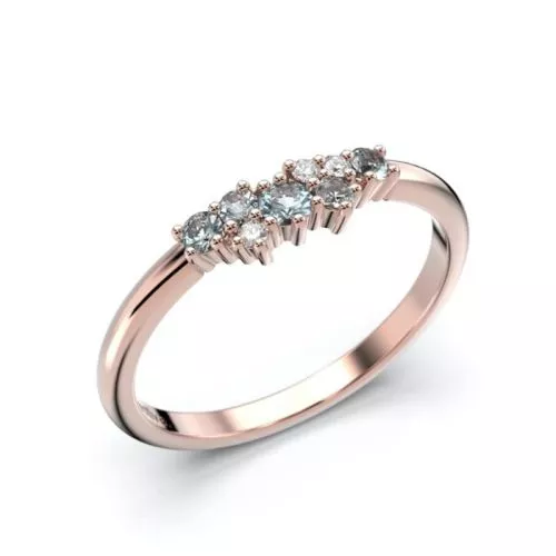 Festive Nadja Blue timanttisormus 650-018B-PK